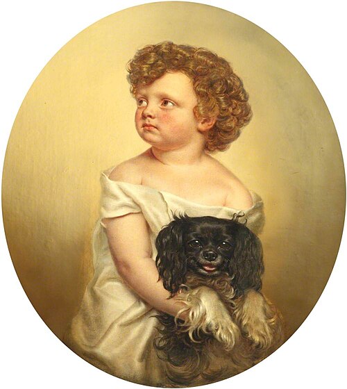 Child and Dog, 'Mug Won't Beg', 1857, John Harris, Jr.