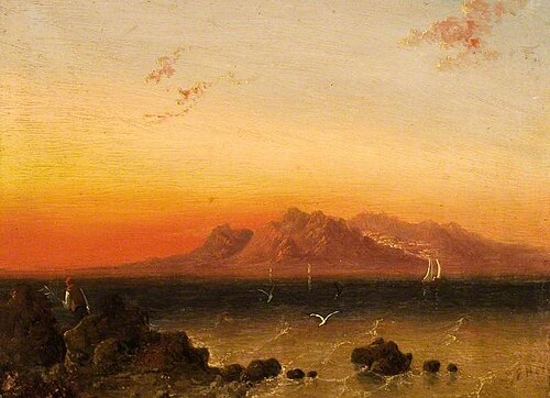 Sunset on the Adriatic, , George Edwards Hering