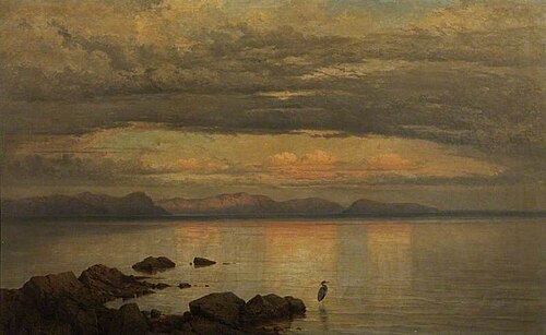 Looking Eastward at Sunset, , George Edwards Hering