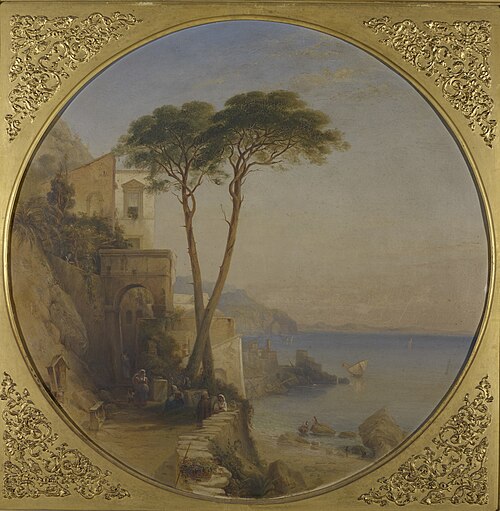 The Coast of Amalfi, 1841, George Edwards Hering