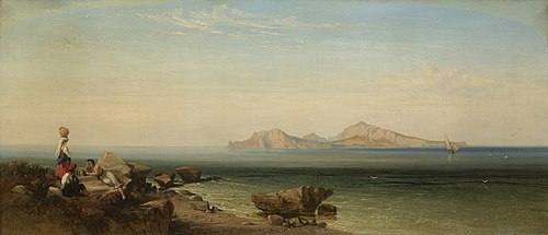 A View of Capri, 1848, George Edwards Hering