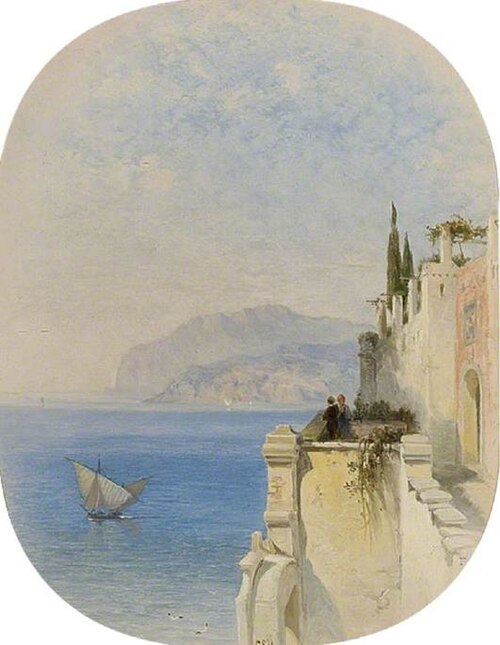 A view in Genoa, , George Edwards Hering