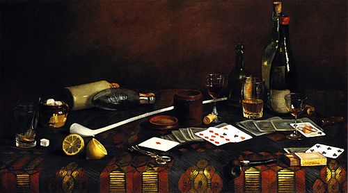 A Gentleman's Table, 1899, Claude Raguet Hirst