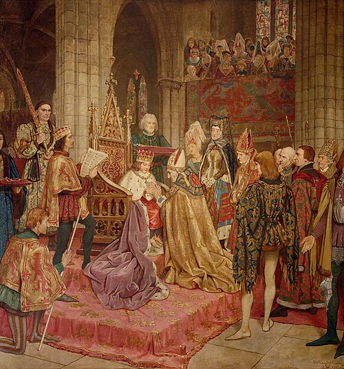 The Coronation of King James II at Holyrood, 1437, 1902, William Brassey Hole