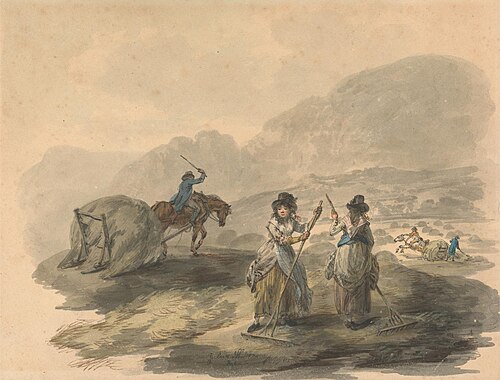Haymaking, 1792, Julius Ibbetson