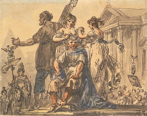 Forming the Civic Crown, , Julius Ibbetson