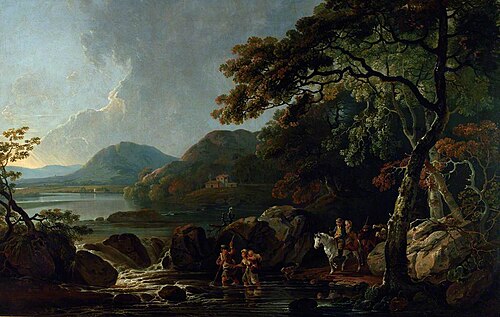 Hafod Devil's Bridge, 1790, Julius Ibbetson