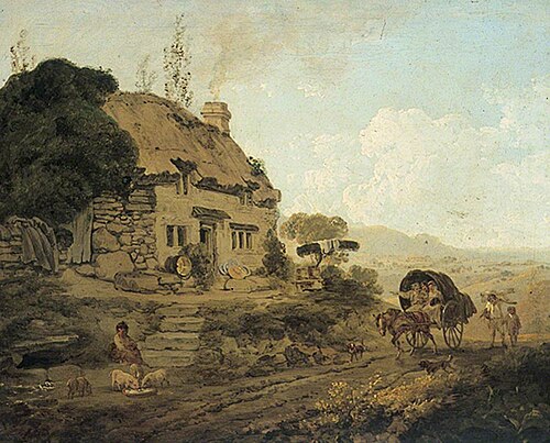 Evening in the Dales, 1791, Julius Ibbetson