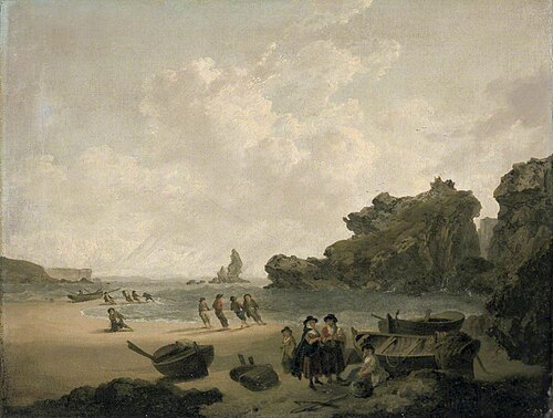 The Stack Rock, 1793, Julius Ibbetson