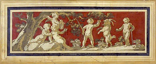 Putti with Goats, 1795, Julius Ibbetson