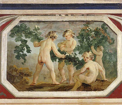 Putti Picking Hops, 1795, Julius Ibbetson