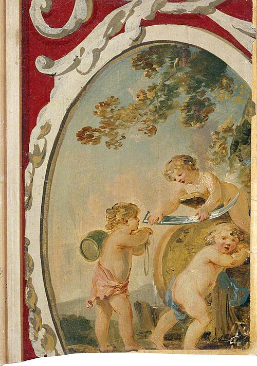 Putti at the Grindstone, 1795, Julius Ibbetson