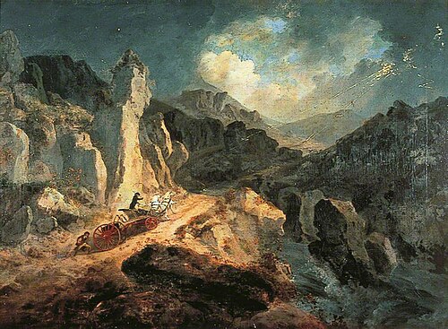 Phaëton in a Thunderstorm, 1798, Julius Ibbetson