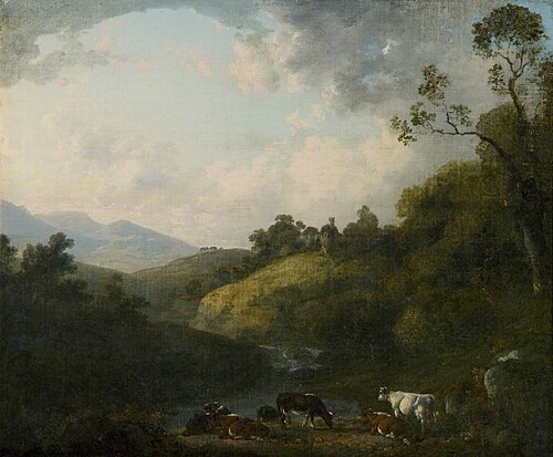 Scene in the Lake District, , Julius Ibbetson