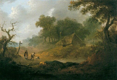 Wooded Landscape near Thetford, Suffolk, , Julius Caesar Ibbetson