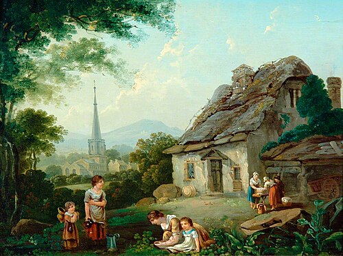 Old Cottage, Masham, , Julius Caesar Ibbetson