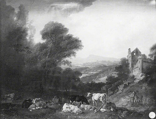 Hawthornden Hall, , Julius Caesar Ibbetson