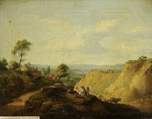 Welsh Landscape, , Julius Caesar Ibbetson