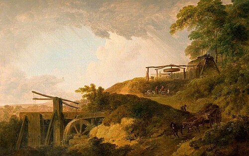 The Watershot Wheel, , Julius Caesar Ibbetson