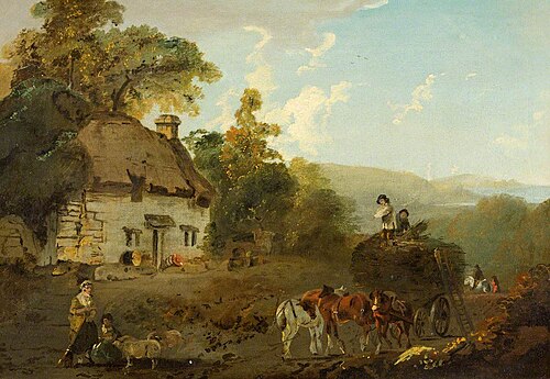 Carting Faggots near Marsham, , Julius Caesar Ibbetson