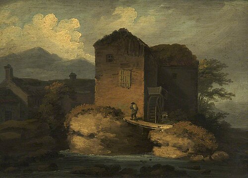 The Old Mill, Eccles on Mersey, , Julius Caesar Ibbetson