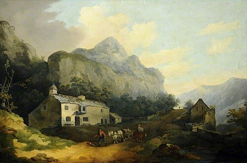 Mountain Landscape, 1800, Julius Caesar Ibbetson