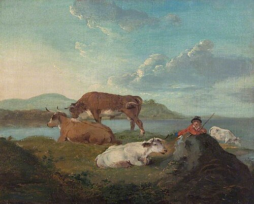 Cows, , Julius Caesar Ibbetson