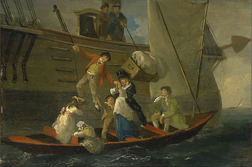 A Married Sailor's Adieu, 1800, Julius Caesar Ibbetson
