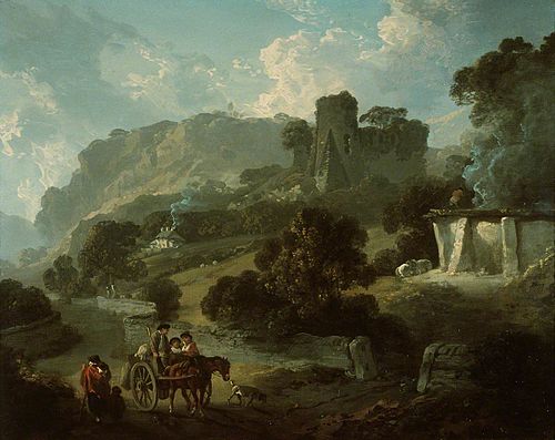 Return from Market, Castell Coch, 1808, Julius Ibbetson