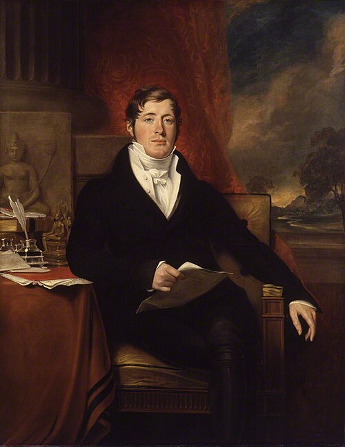 Sir Thomas Stamford Bingley Raffles, 1817, George Francis Joseph