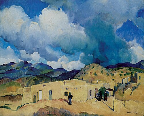 Santa Fe Hills, 1917, Leon Kroll