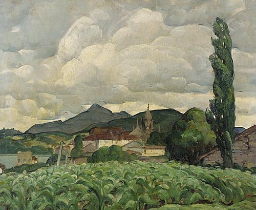 Paysage basque, 1914, Leon Kroll