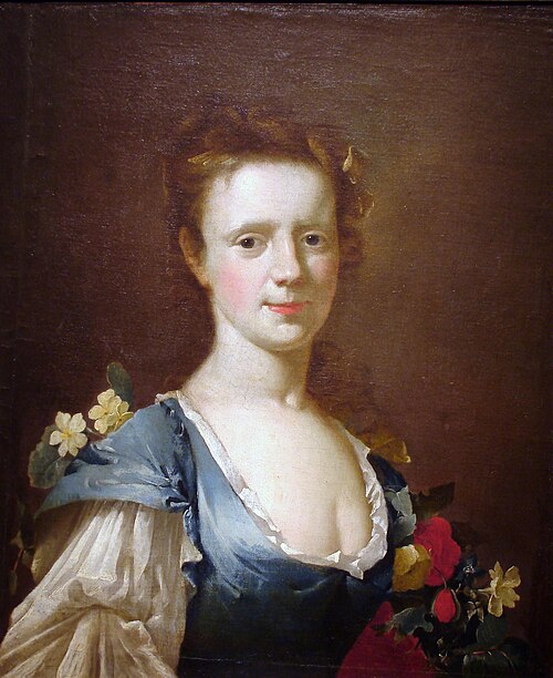 Jeune femme (Lady in blue) (Mujer joven vestida de azul), , James Latham