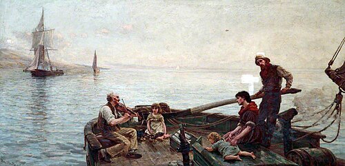 Music o'er the Water, 1882, Hamilton Macallum