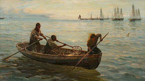Dipping for Sprats, 1893, Hamilton Macallum