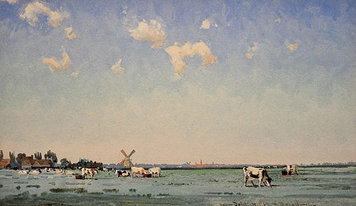 Pasture, Near Delft, 1887, Hamilton Macallum