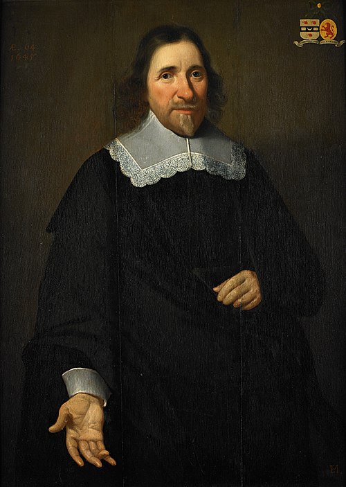 Portrait of Justinus van Moerkerken, 1645, Eva van Marle