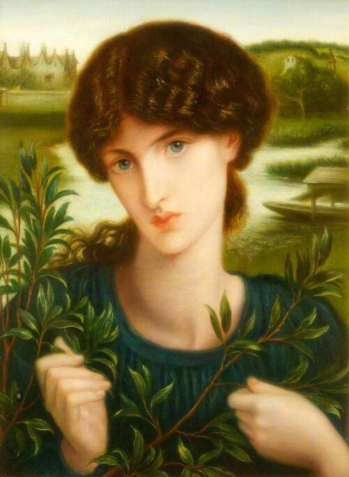Water Willow (after Dante Gabriel Rossetti), 1893, Charles Fairfax Murray