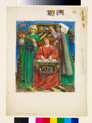 After Rossetti  - A Christmas Carol, 1869, Charles Fairfax Murray