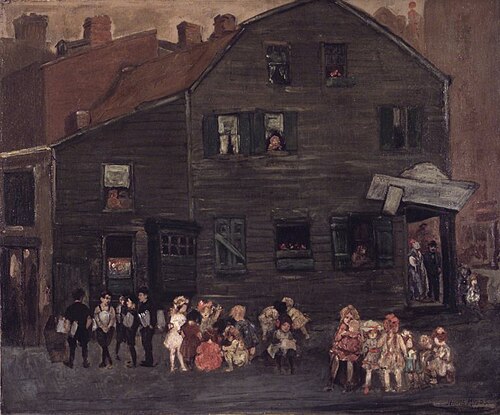 The Old House, 1911, Jerome Myers