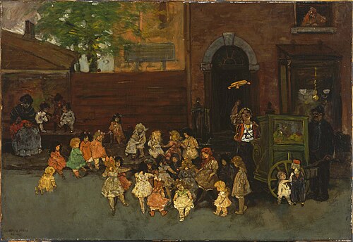 The Tambourine, 1905, Jerome Myers