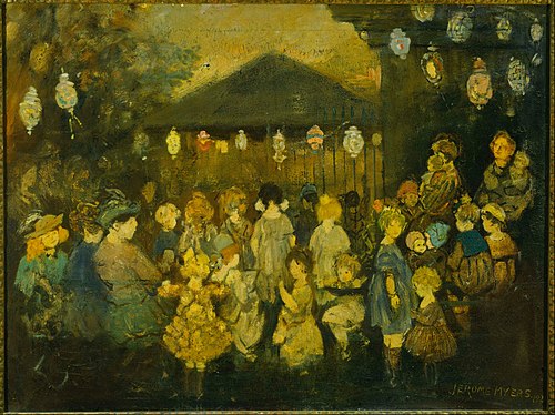 Waiting for the Concert, 1921, Jerome Myers