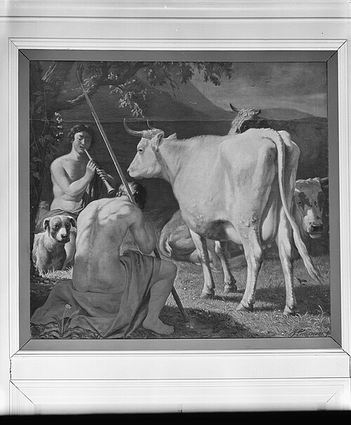 Mercury & Argus guard Io, 1699, Hendrick ten Oever