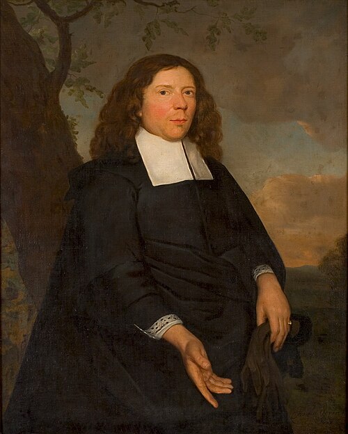 Portret van een onbekende man, 1677, Hendrick ten Oever