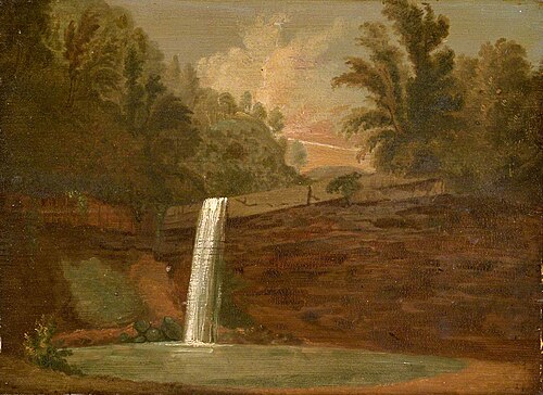 Sgwd Gwladys, Vale of Neath, 1819, Penry Williams