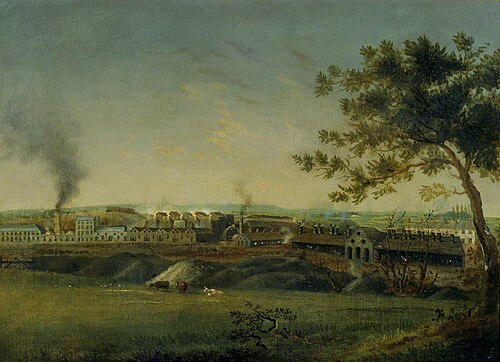Crawshay's Cyfarthfa Ironworks, 1817, Penry Williams