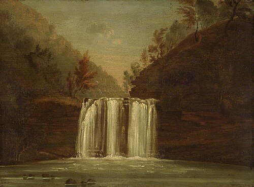 Sgwd yr Eira, Vale of Neath, 1819, Penry Williams