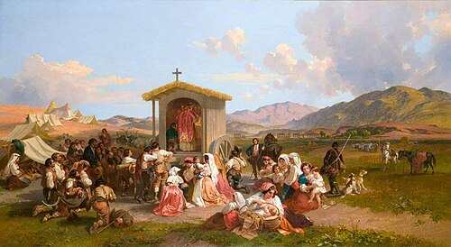 Mass for the Reapers, 1858, Penry Williams