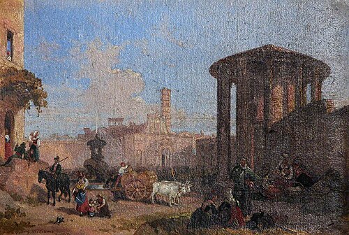 The Temple of Vesta, Rome, , Penry Williams