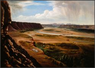 Basin of the Rio Gila, Arizona, 1855, Henry Cheeves Pratt